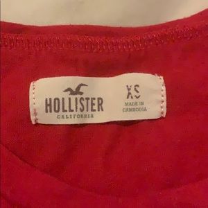 Hollister Tops - Red tee-shirt :brand Hollister Hollister Tops - Red tee-shirt :brand Hollister